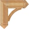 Ekena Millwork Thorton Arts & Crafts Rough Sawn Bracket, Western Red Cedar, 6"W x 22"D x 22"H BKT06X22X22THR03RWR - alternate 2